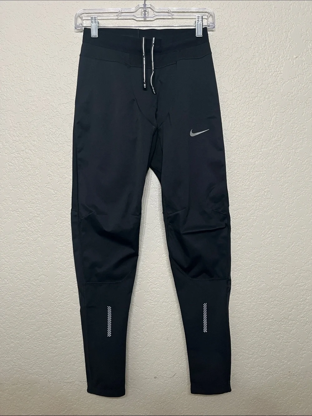 Nike DRI-FIT Black Mens Size Small Running Leggings